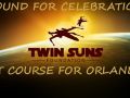 Twin Suns Foundation Bound for Orlando Celebration Rising sun log 