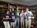 Geneva Academy in Monroe Louisiana receiving 10 Star Wars books donated to our Louisiana location on 10/22/2018